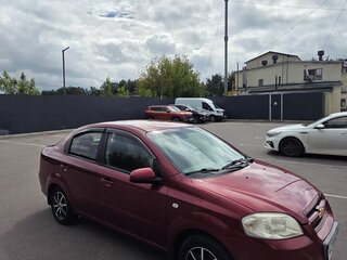 2008 Chevrolet Aveo I Рестайлинг, красный, 435000 рублей, вид 4