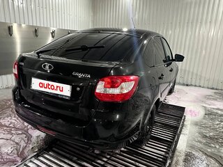 2015 Lada (ВАЗ) Granta I, чёрный, 430000 рублей, вид 4