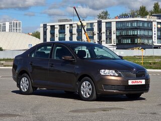 2018 Skoda Rapid I Рестайлинг, коричневый, 1390000 рублей, вид 4