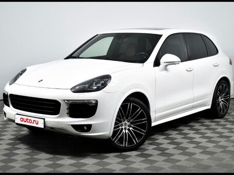 2015 Porsche Cayenne S II Рестайлинг (958), белый, 3890000 рублей, вид 4