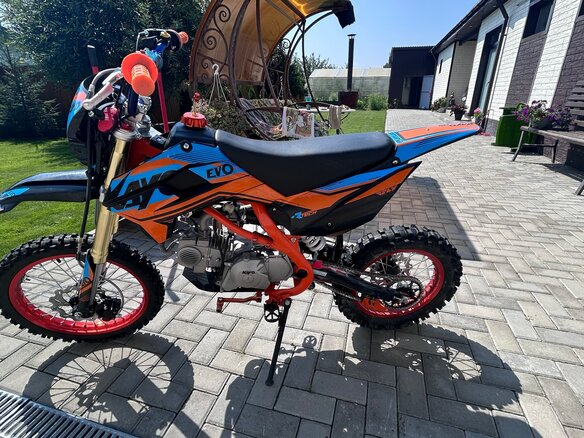 2026 Kayo Evolution YX140EM, голубой, 100000 рублей - вид 3