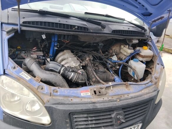 2009 ГАЗ ГАЗель (3302), синий, 950000 рублей - вид 3