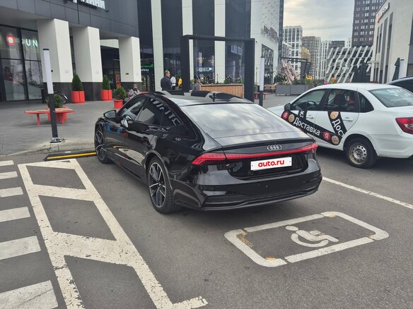 2020 Audi A7 50 TDI II (4K), чёрный, 5800000 рублей - вид 8