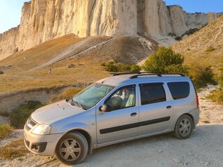 2012 Lada (ВАЗ) Largus I, серебристый, 360000 рублей, вид 1