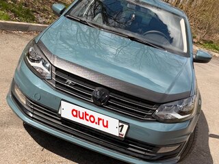 2019 Volkswagen Polo V Рестайлинг, голубой, 1050000 рублей, вид 4