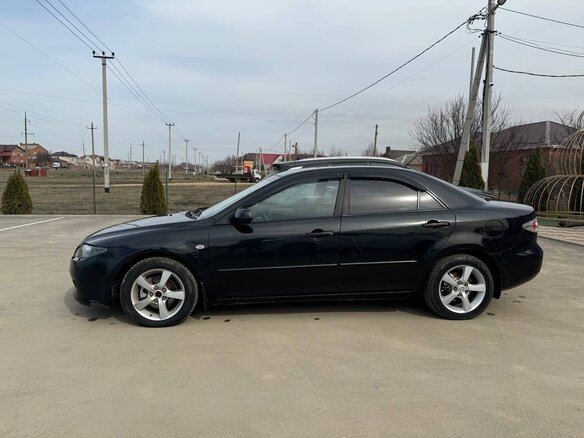 2006 Mazda 6 I (GG) Рестайлинг, чёрный, 520000 рублей - вид 6