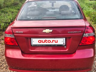 2007 Chevrolet Aveo I Рестайлинг, красный, 270000 рублей, вид 3