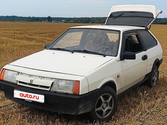 1992 Lada (ВАЗ) 2108 21086, белый, 100000 рублей