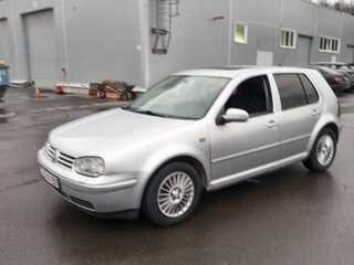1999 Volkswagen Golf IV, серебристый, 350000 рублей, вид 3