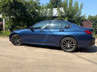 2020 BMW 3 серии 318d VII (G2x), синий, 3300000 рублей, вид 3