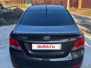 2016 Hyundai Solaris I Рестайлинг, коричневый, 1253000 рублей, вид 5