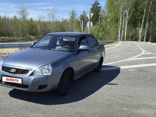 2008 Lada (ВАЗ) Priora I, серый, 300000 рублей, вид 1