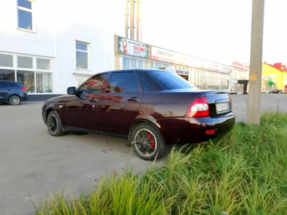 2010 Lada (ВАЗ) Priora I, пурпурный, 250000 рублей - вид 6