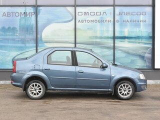 2010 Renault Logan I Рестайлинг, синий, 384000 рублей, вид 4
