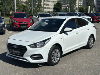 2017 Hyundai Solaris II, белый, 1260000 рублей, вид 1
