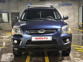 2009 Kia Sportage II Рестайлинг, синий, 850000 рублей, вид 2