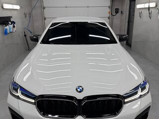 2017 BMW 5 серии 520d VII (G30/G31/G38), белый, 3550000 рублей, вид 3