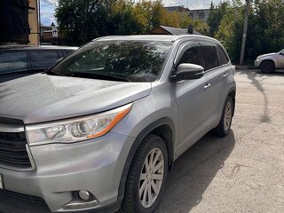 2015 Toyota Highlander III (XU50), серебристый, 3500000 рублей, вид 1