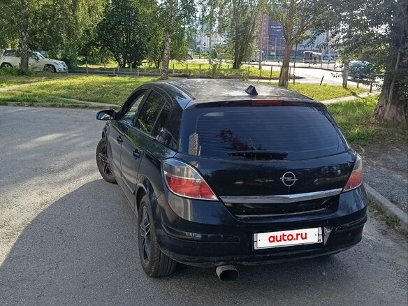 2007 Opel Astra H Рестайлинг, чёрный, 500000 рублей - вид 4