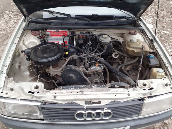 1988 Audi 80 IV (B3), серебристый, 130000 рублей - вид 6