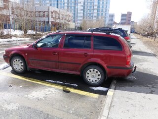 2005 Skoda Octavia I (A4) Рестайлинг, красный, 700000 рублей, вид 4