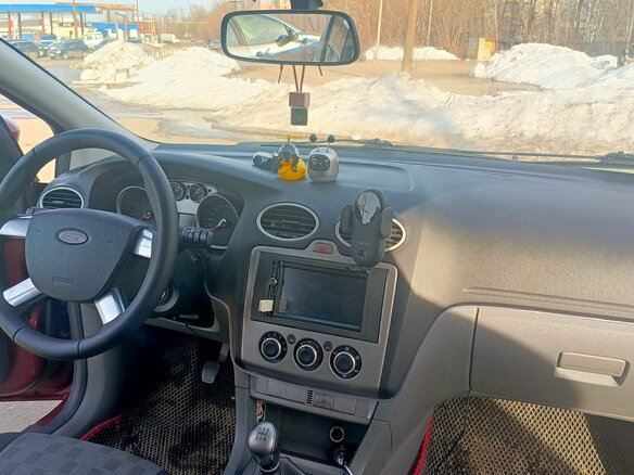 2008 Ford Focus II Рестайлинг, красный, 350000 рублей - вид 19