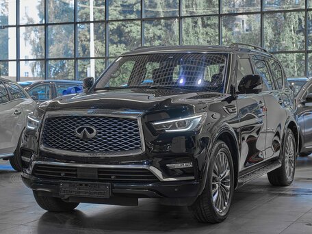 2019 Infiniti QX80 I Рестайлинг 2, чёрный, 3799000 рублей, вид 3