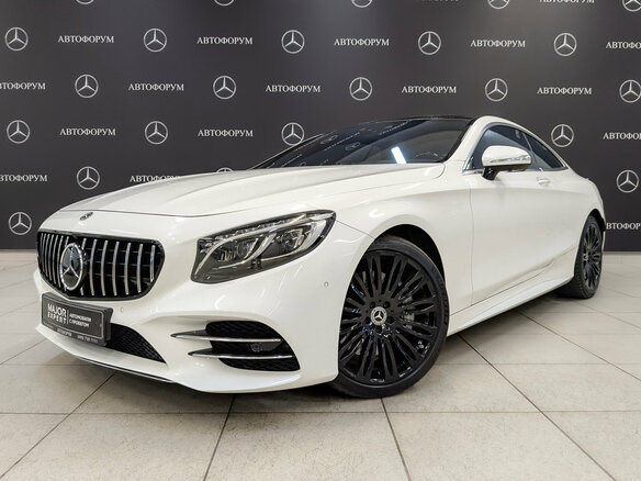 2020 Mercedes-Benz S-Класс 450 4MATIC VI (W222, C217) Рестайлинг, белый, 7750000 рублей