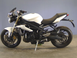 2013 Triumph Street Triple, белый, 355800 рублей, вид 2
