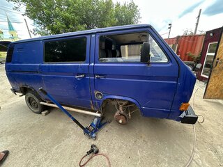 1985 Volkswagen Transporter T3, синий, 160000 рублей, вид 3