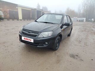 2014 Lada (ВАЗ) Granta I, чёрный, 360000 рублей, вид 1