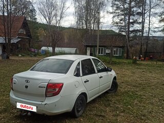 2015 Lada (ВАЗ) Granta I, белый, 365000 рублей, вид 4