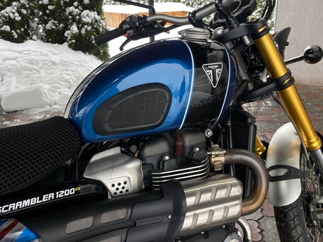 2021 Triumph Scrambler, синий, 1250000 рублей, вид 2