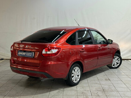 2019 Lada (ВАЗ) Granta I Рестайлинг, красный, 600000 рублей, вид 3