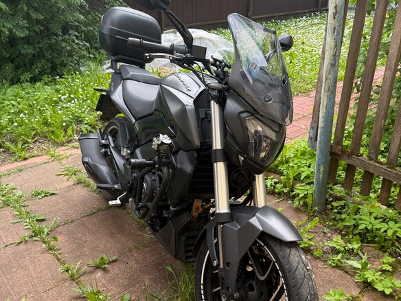 2019 Bajaj Dominar 400, чёрный, 345000 рублей - вид 3