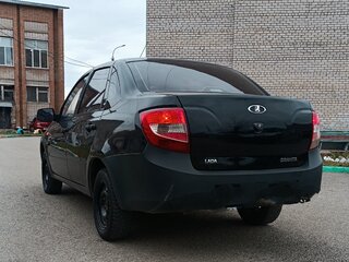 2013 Lada (ВАЗ) Granta I, чёрный, 351000 рублей, вид 4