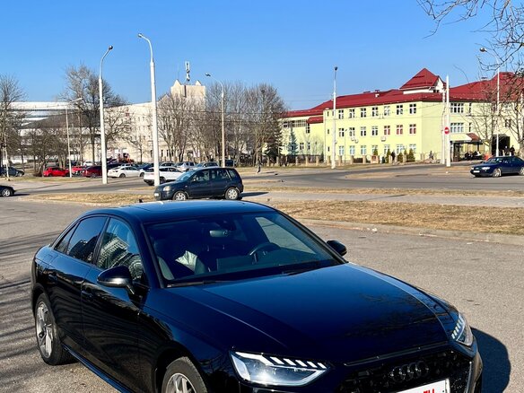 2020 Audi A4 40 TFSI V (B9) Рестайлинг, чёрный, 2320152 рублей - вид 2