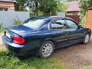 2006 Hyundai Sonata ТагАЗ IV (EF) Рестайлинг, синий, 600000 рублей, вид 2