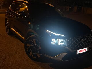 2021 Hyundai Santa Fe IV, чёрный, 3850000 рублей, вид 2