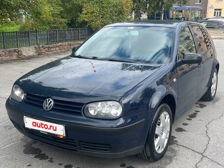 2002 Volkswagen Golf IV, синий, 350000 рублей, вид 1