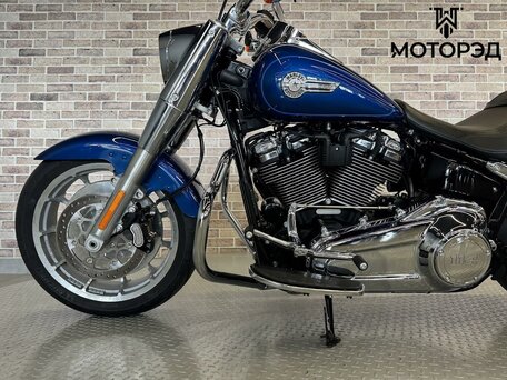 2022 Harley-Davidson Fat Boy, синий, 2185000 рублей, вид 3
