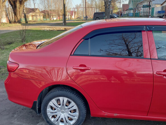 2008 Toyota Corolla X (E140, E150), красный, 650000 рублей - вид 7