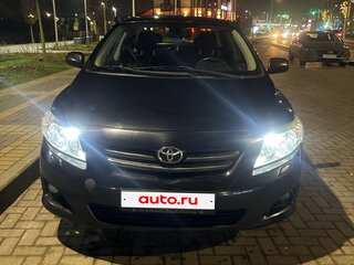 2009 Toyota Corolla X (E140, E150), чёрный, 865000 рублей, вид 4