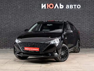 2021 Hyundai Solaris II Рестайлинг, чёрный, 1300000 рублей, вид 1