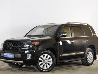 2014 Toyota Land Cruiser 200 Series Рестайлинг 1, чёрный, 4349000 рублей, вид 3
