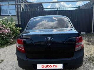 2014 Lada (ВАЗ) Granta I, чёрный, 375000 рублей, вид 3