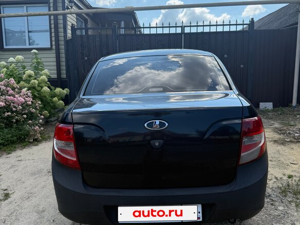 2014 Lada (ВАЗ) Granta I, чёрный, 365000 рублей - вид 2