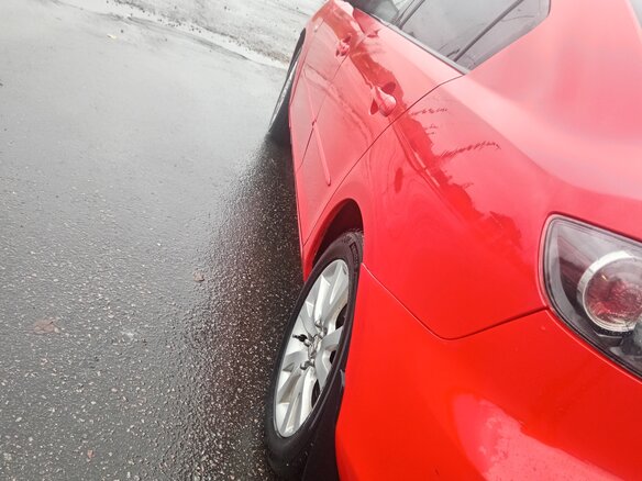 2007 Mazda 3 I (BK) Рестайлинг, красный, 395000 рублей - вид 4