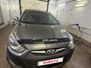 2011 Hyundai Solaris I, чёрный, 950000 рублей, вид 3