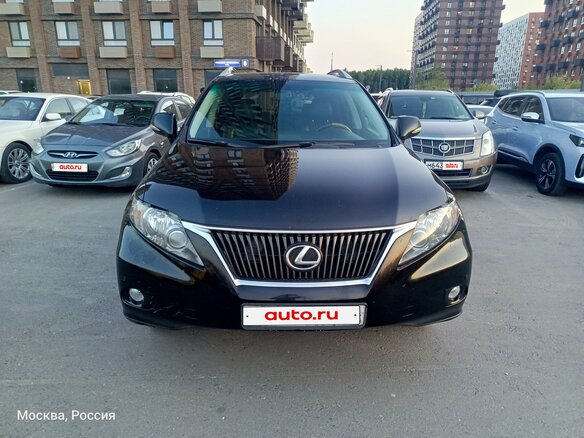 2009 Lexus RX 350 III, чёрный - вид 1